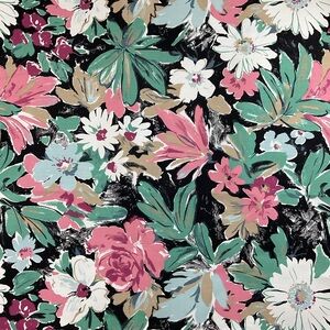 Vintage bold garden floral Interiors fabric by West Point Pepperell 54” x 33”